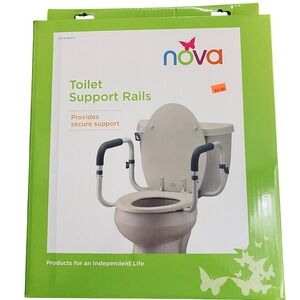 Nova‎ Toilet Support Rails Provides Secure Support For Independent Life